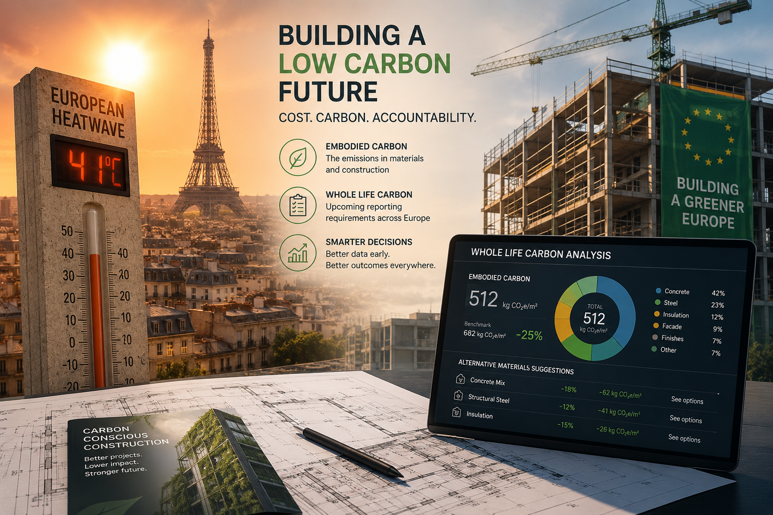 Europe's Heatwave Is a Reminder: Construction's Carbon Reckoning Has Arrived