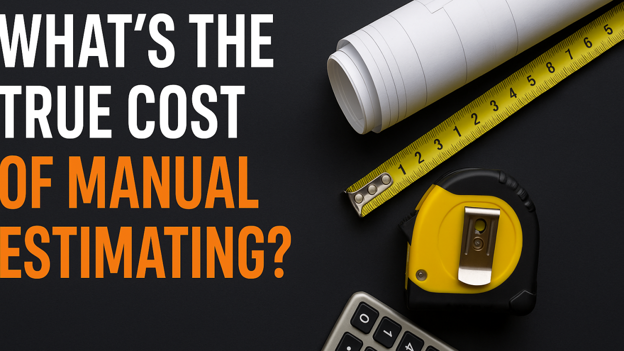 The True Cost of Manual Estimating (and How to Fix It)